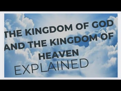 Cover Image for Kingdom of Heaven vs. Kingdom of God